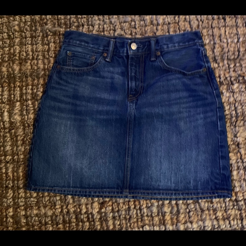 Levi's Dark Blue Denim Skirt